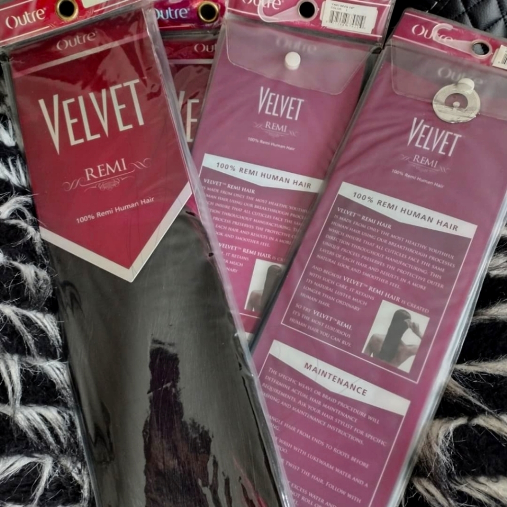 Outre Velvet Remy Human Hair 3/$135